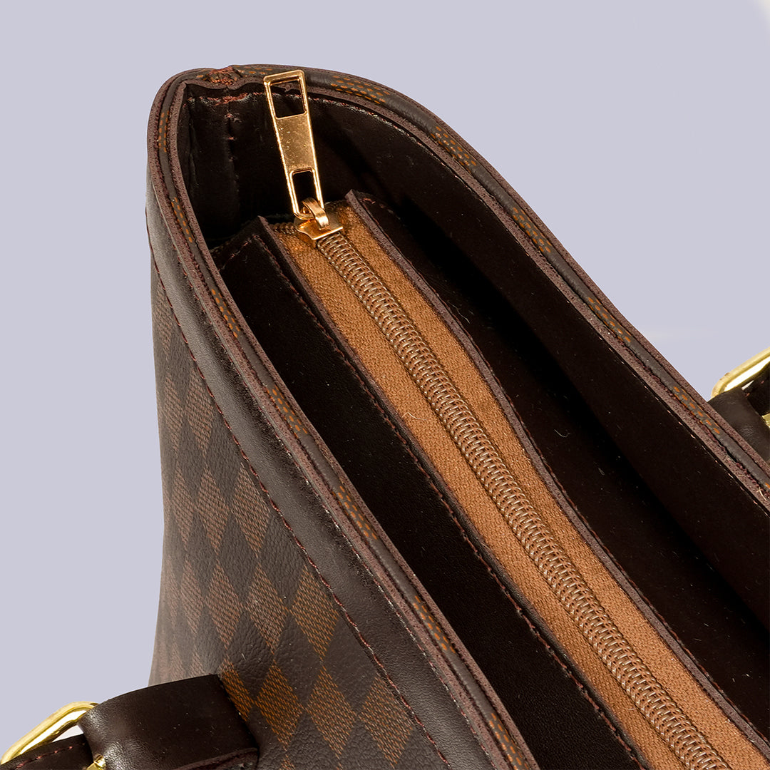 Charcoal Echo | Tote | Chocolate