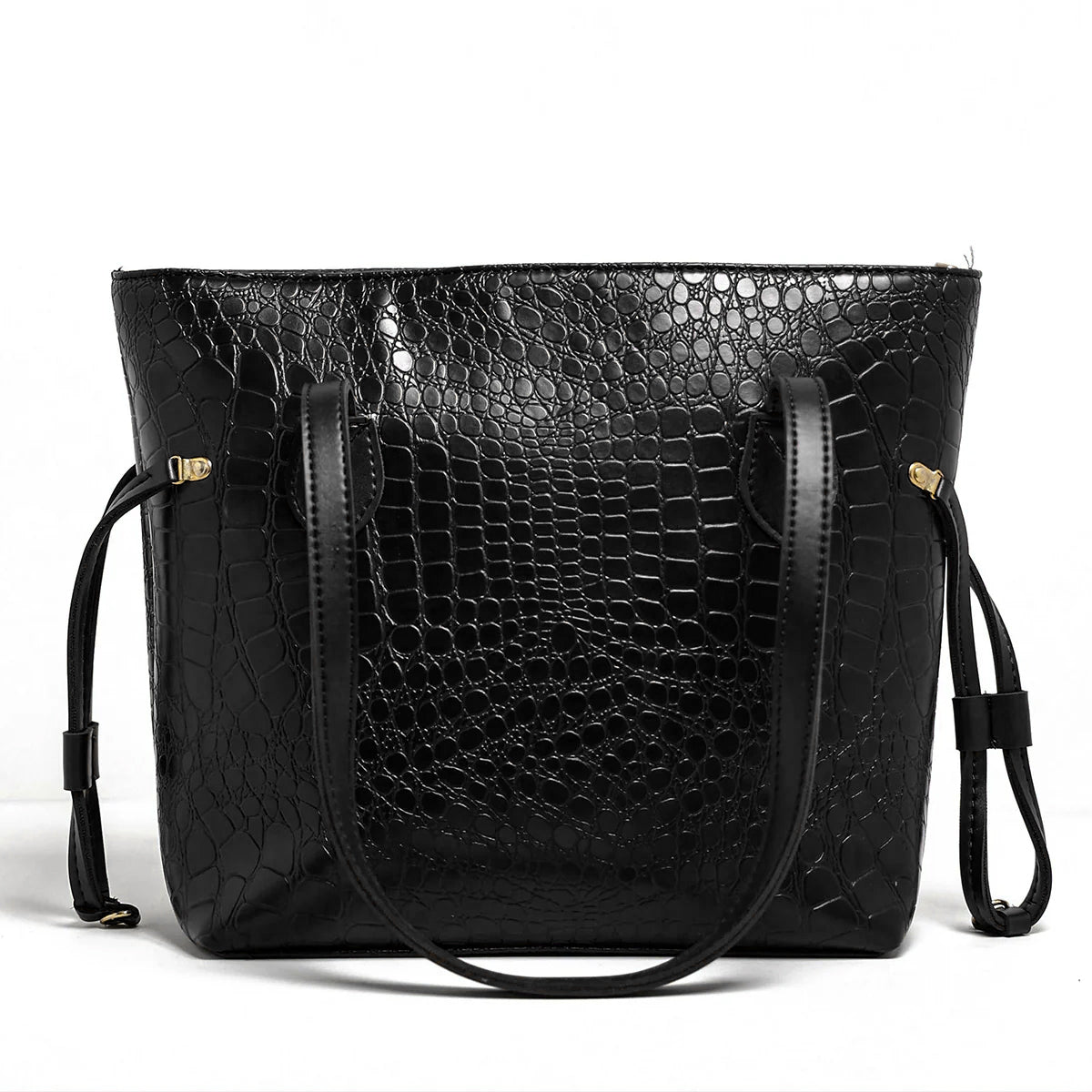 Croco Kraft | Shoulder | Black - Bagonia