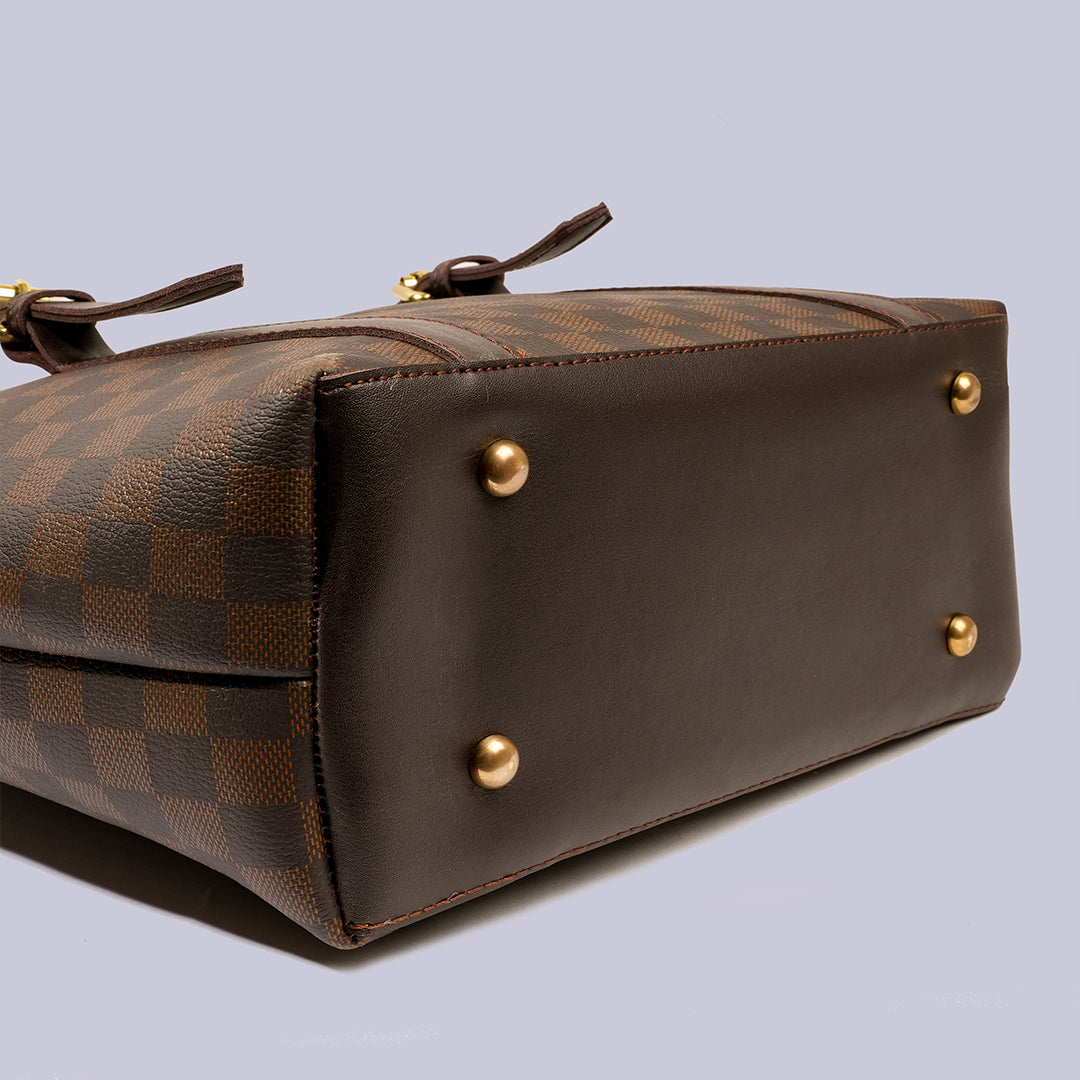 Charcoal Echo | Tote | Chocolate