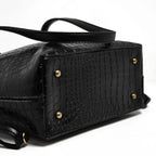 Croco Kraft | Shoulder | Black - Bagonia