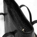 Croco Kraft | Shoulder | Black - Bagonia