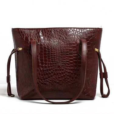 Croco Kraft | Shoulder | Maroon