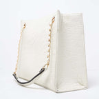 Croco Chic | Shoulder | White - Bagonia
