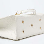 Croco Chic | Shoulder | White - Bagonia