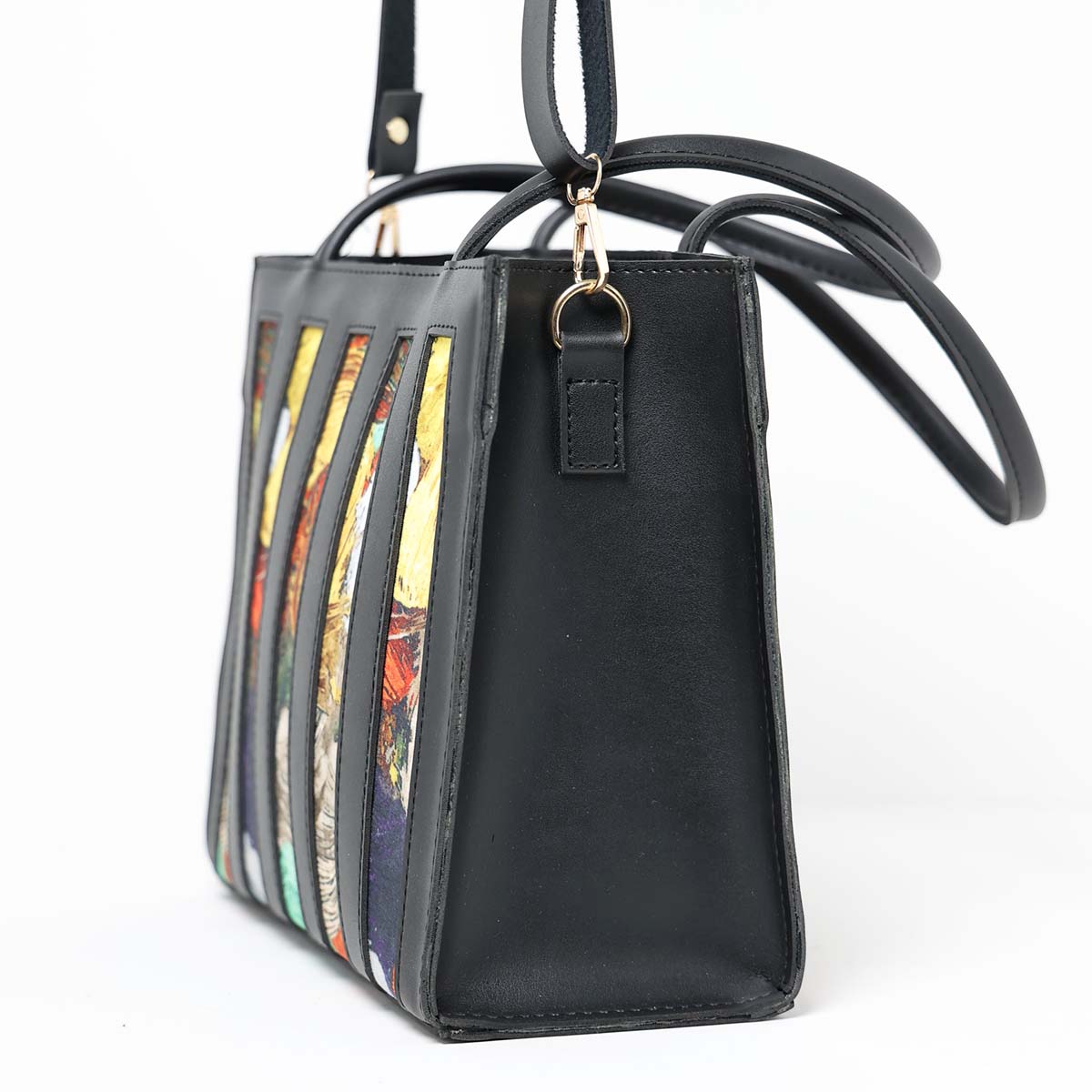 Rainbow | Tote | Black - Bagonia